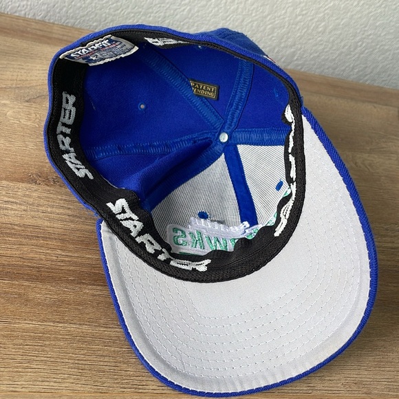 Vintage 90s Seattle Seahawks Starter Pro Line NFL Fitted Hat / OS Medium - Picture 7 of 8
